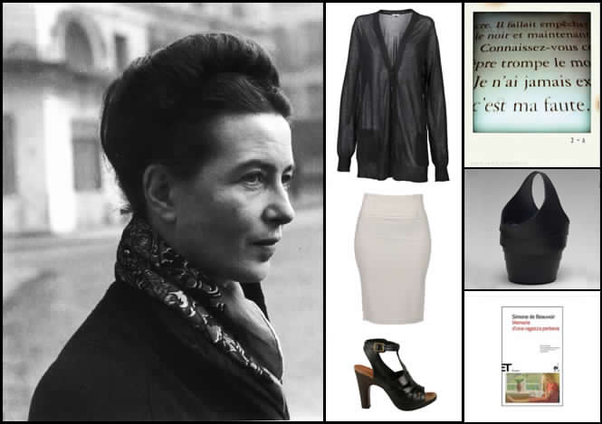 Muse ispiratrici: Simone De Beauvoir.